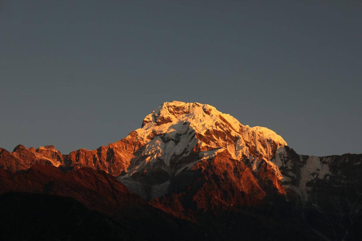 Pegunungan Annapurna di Nepal.