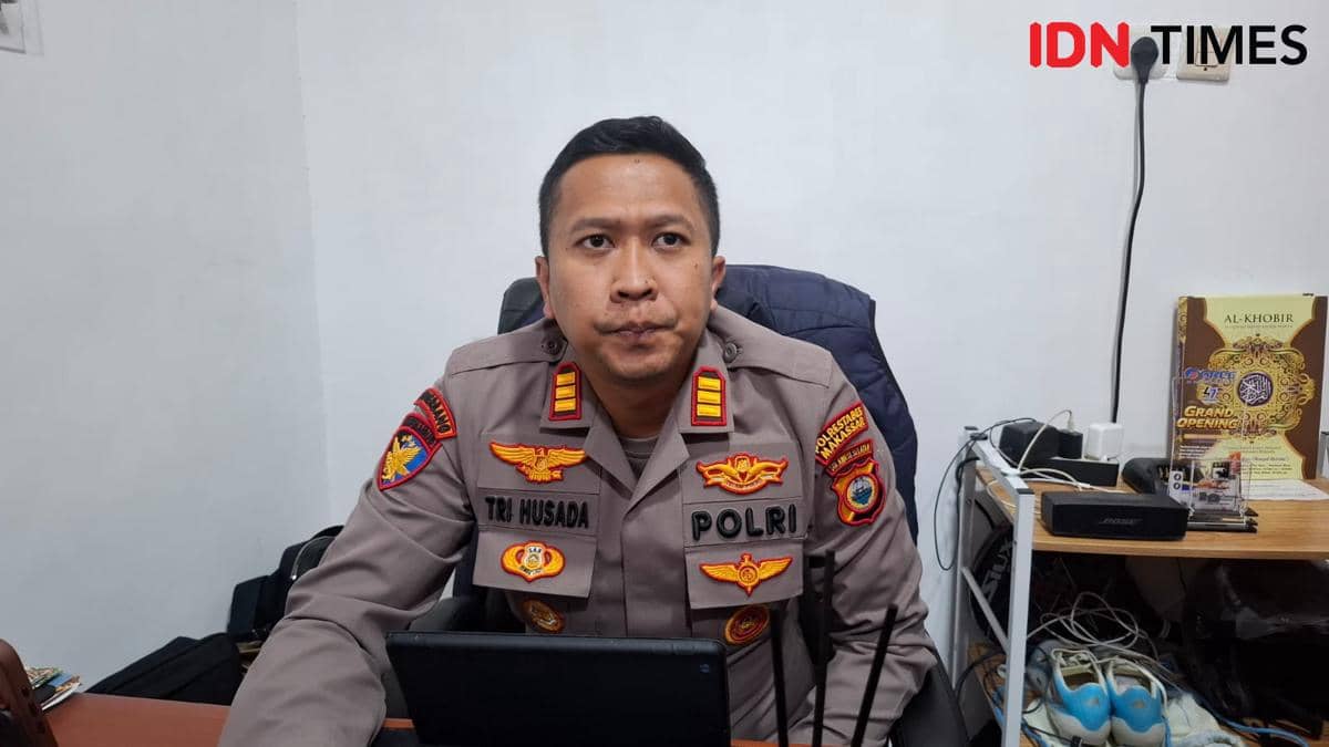 Kapolsek Mamajang, AKP Tri Husada. IDN Times/Darsil Yahya