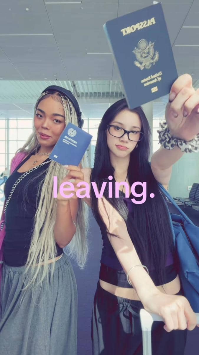 Jenny Park dan Huening Bahiyyih Kap1er di Bali