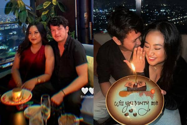 7 Potret Maria Simorangkir Dilamar Mike Panjaitan, Dinner Romantis!