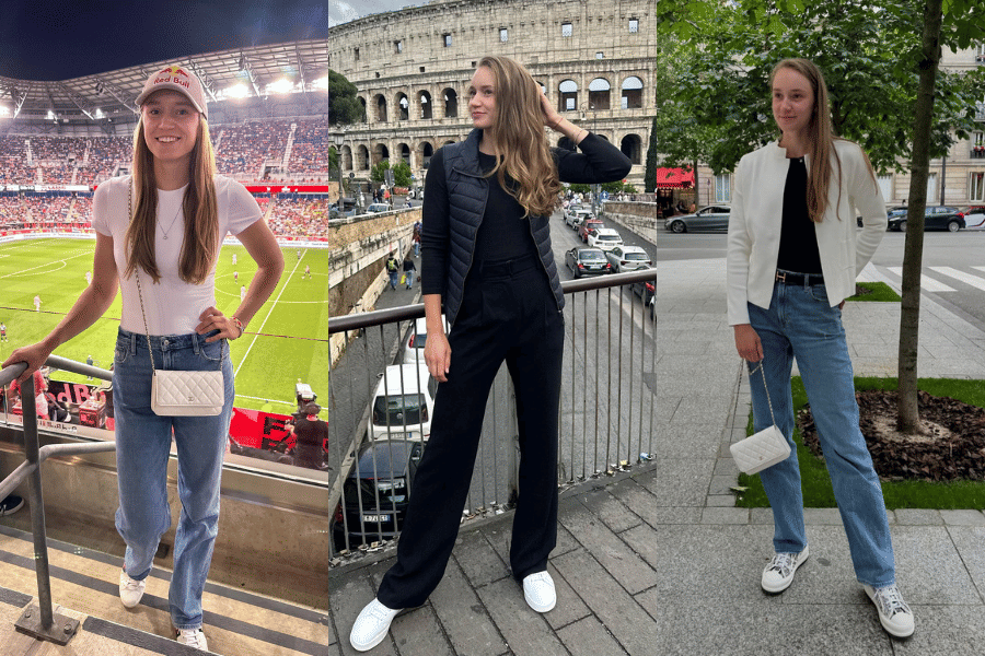 7 OOTD Pemain Tenis Kelas Dunia Elena Rybakina, Casual dan Sporty
