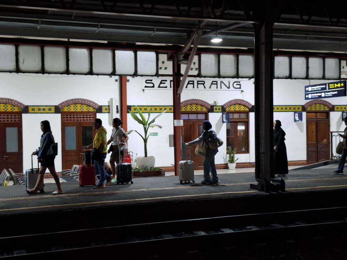 Januari -Juni Banyak Hari Libur, Jumlah Penumpang KA Naik Pesat di Semarang