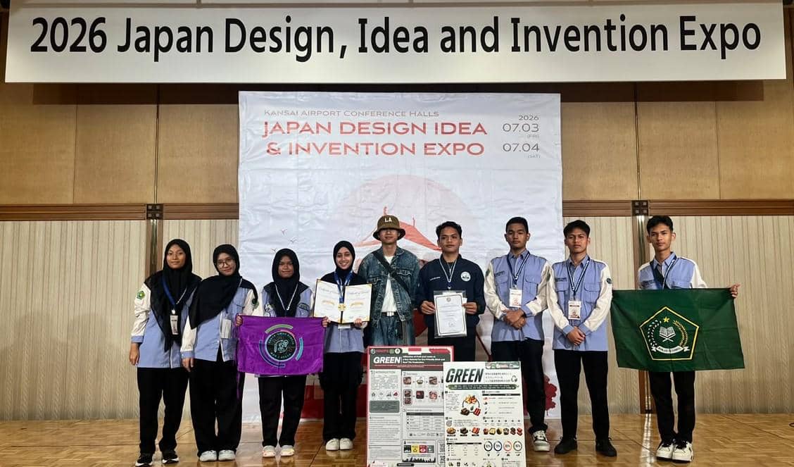 Harumkan Nama Sumut, Siswa MAN 1 Medan Raih Gold Medal di JDIE Osaka