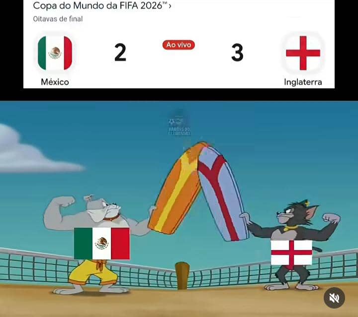 8 Meme Meksiko vs. Inggris, Akhirnya Tuan Rumah Tersingkir
