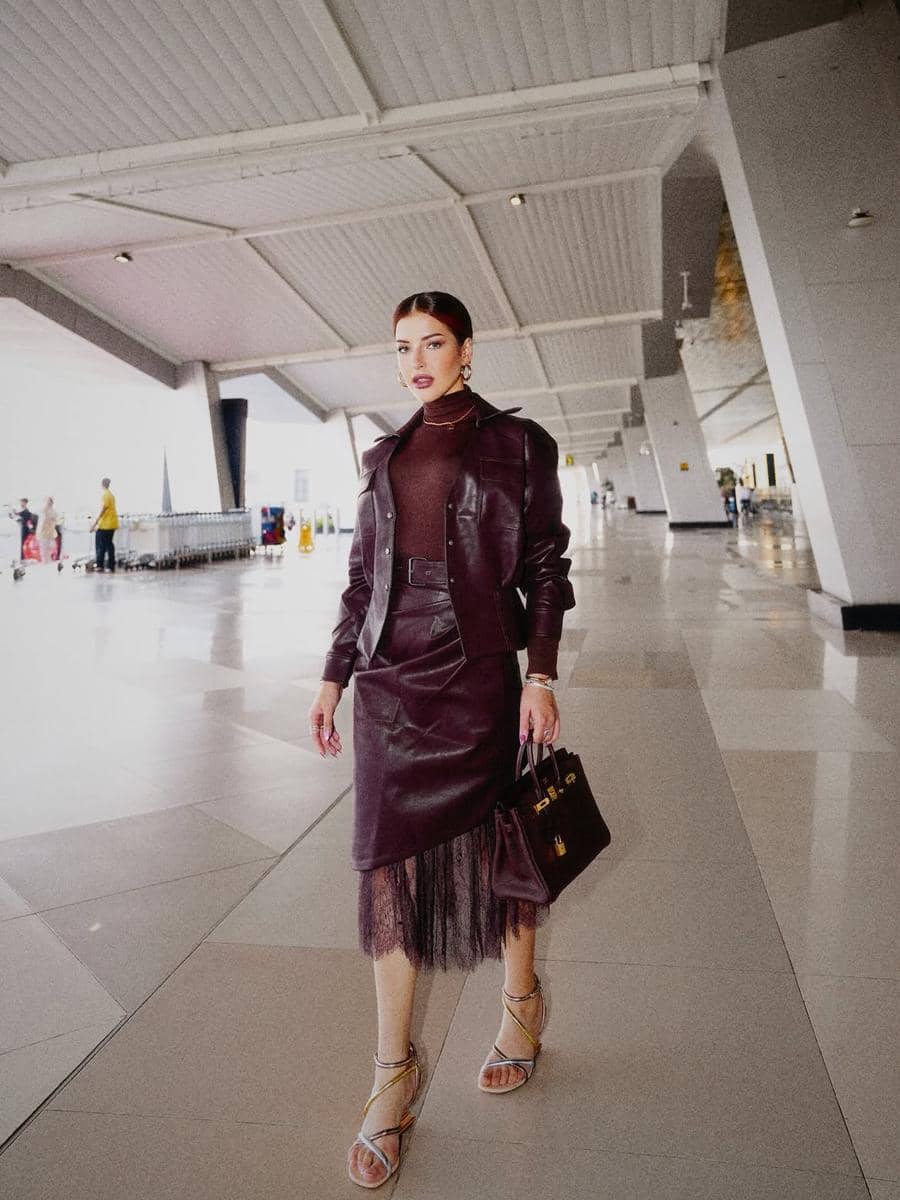 look fashion Tasya Farasya yang edgy, bold, dan stylish