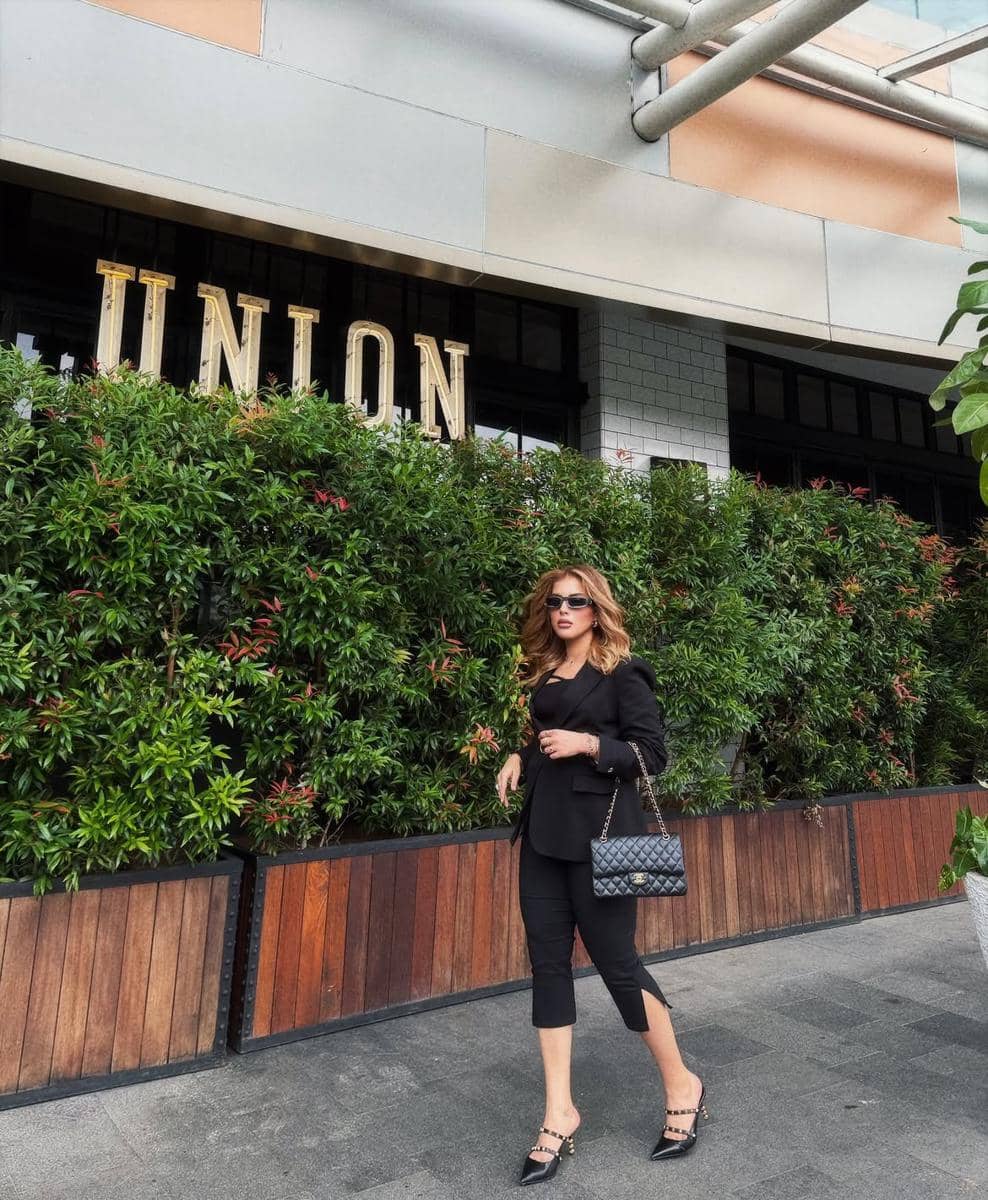 look fashion Tasya Farasya yang edgy, bold, dan stylish