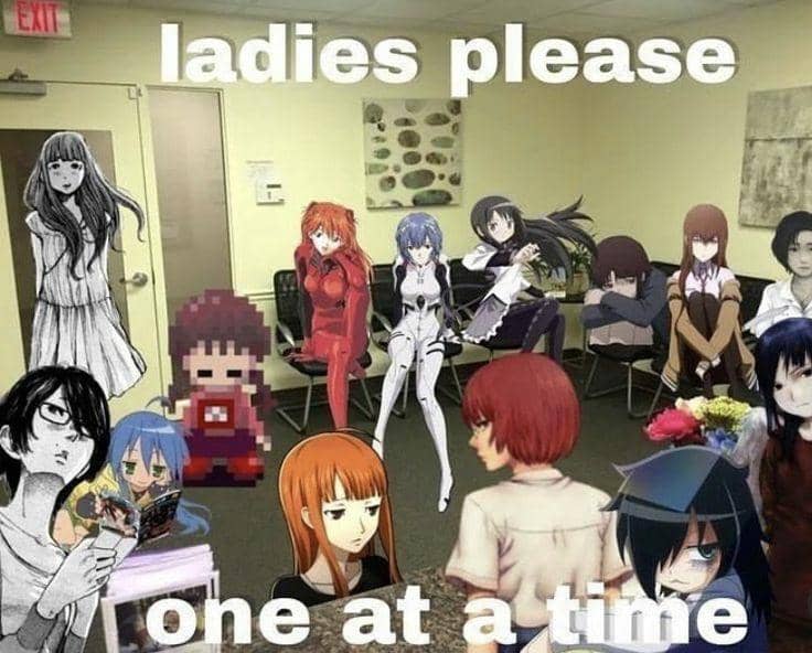 meme anime tentang pasien