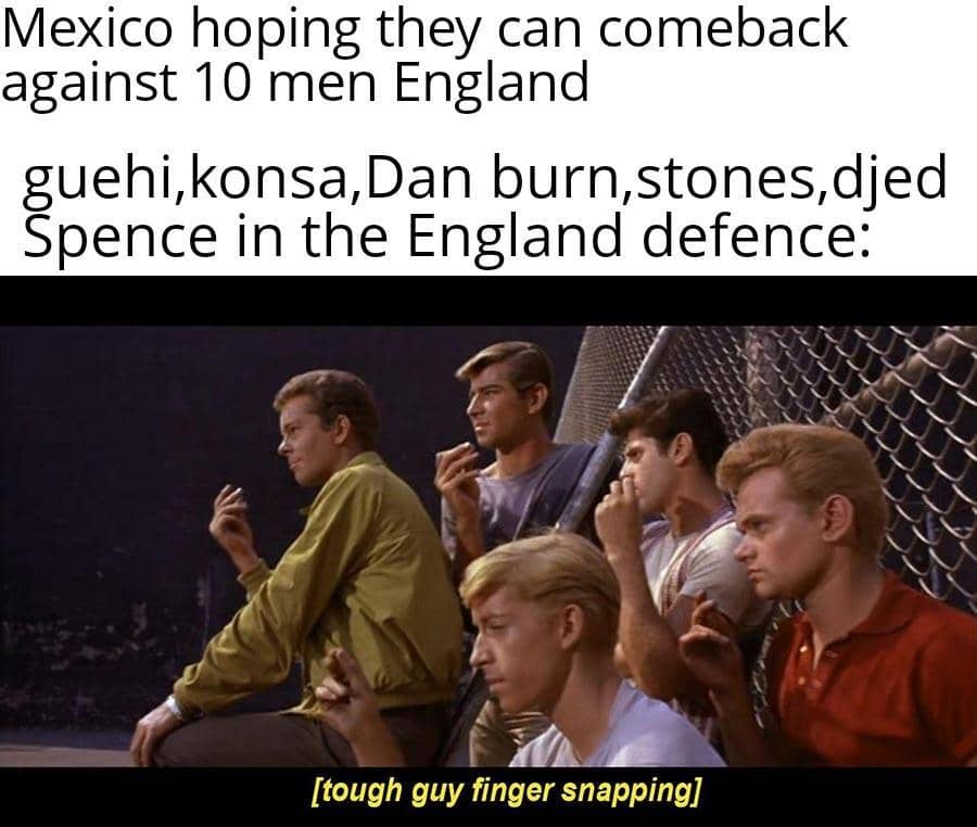 meme Inggris kalahkan Meksiko
