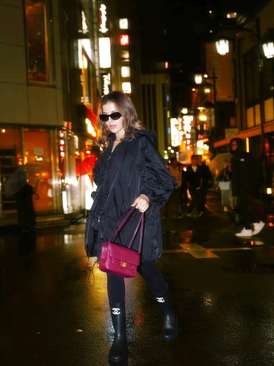 look fashion Tasya Farasya yang edgy, bold, dan stylish