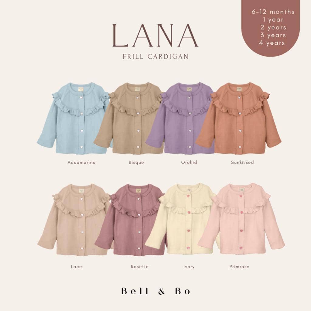 BELL & BO - LANA - Frill Cardigan