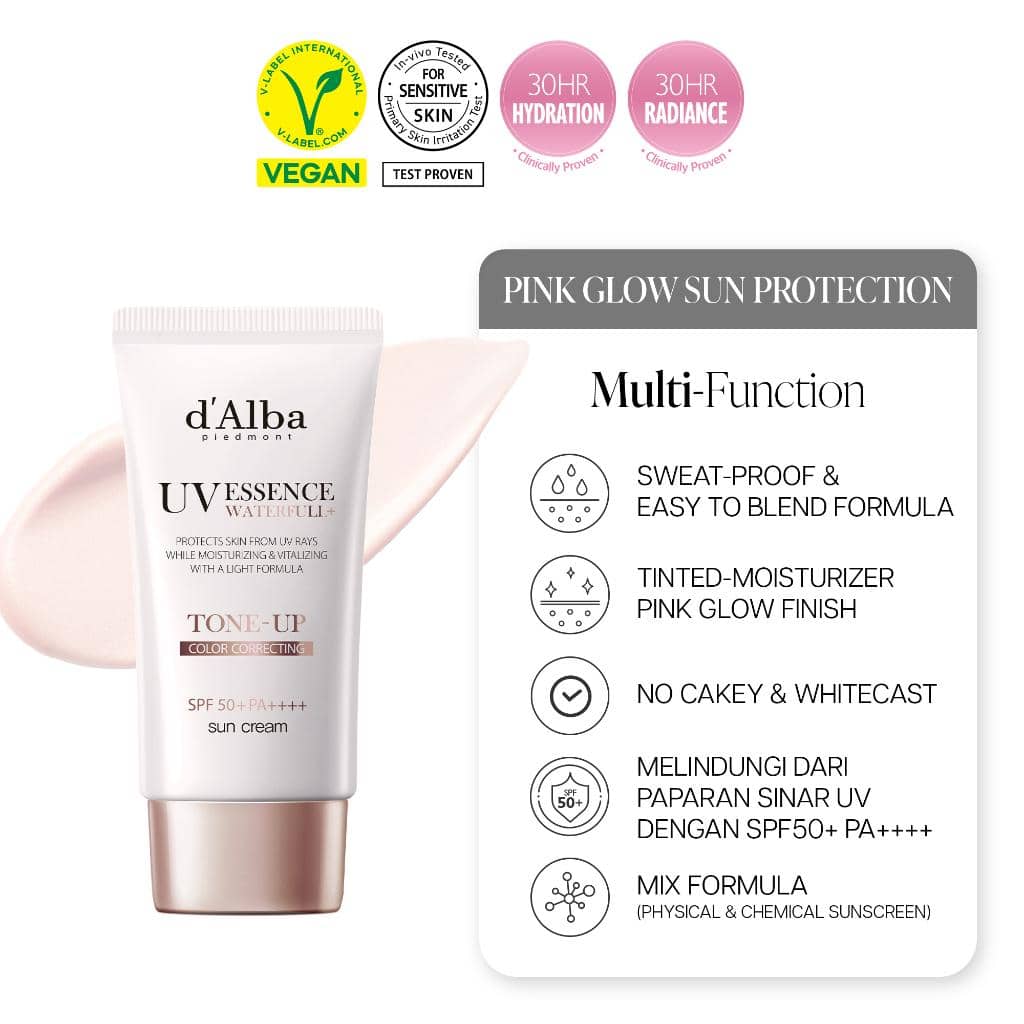 d’Alba Waterfull Tone-Up Sun Cream SPF 50+ PA++++