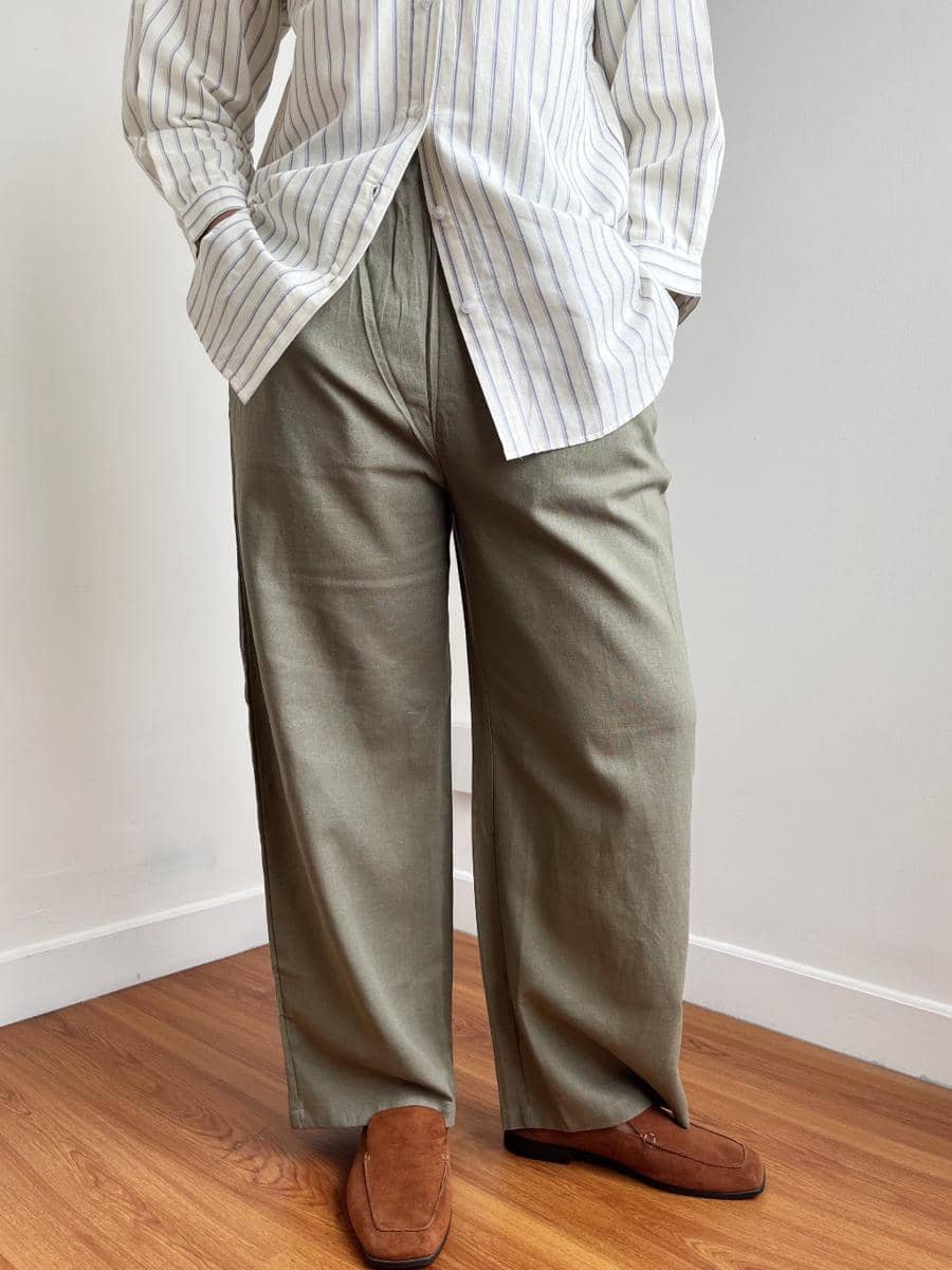 KITS Linen Drawstring Pants