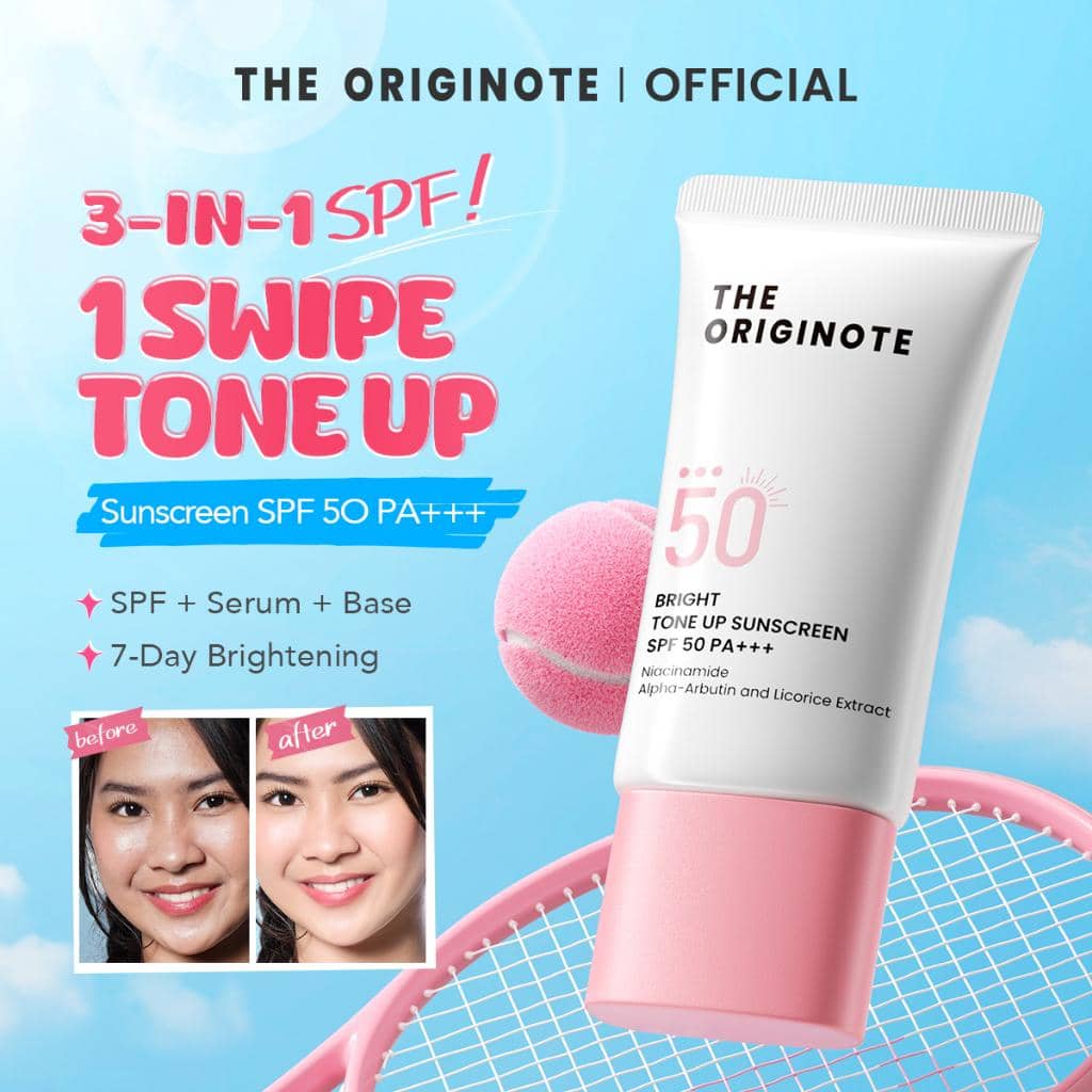 The Originote Bright Tone Up Sunscreen SPF 50 PA+++