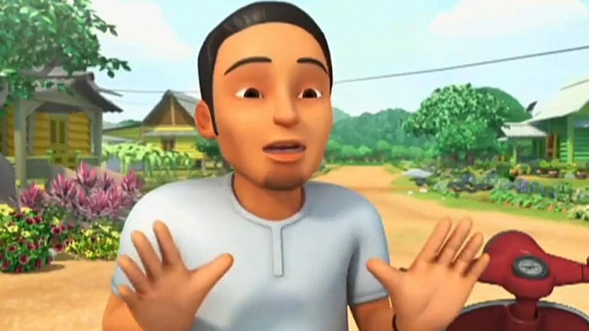 Abang Hamzah, karakter Upin & Ipin yang pernah ngebut di jalan