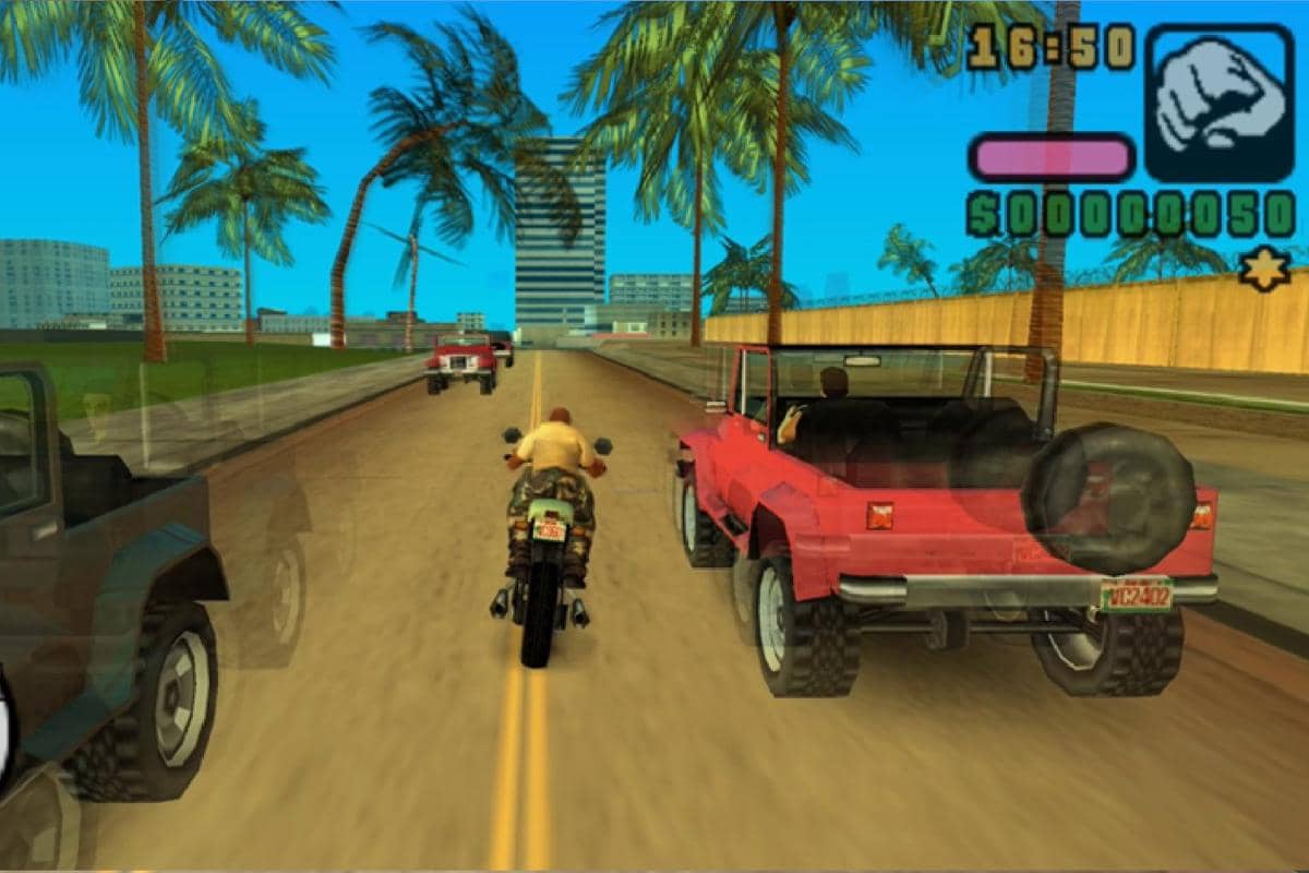 cuplikan gameplay Grand Theft Auto: Vice City Stories