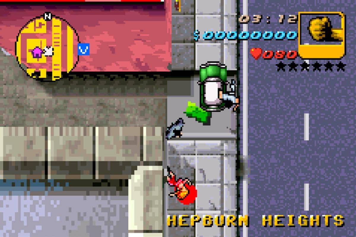 cuplikan gameplay Grand Theft Auto Advance