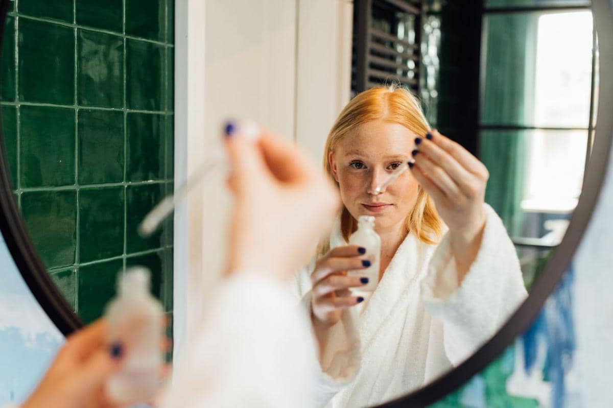 Ilustrasi rutinitas skincare 
