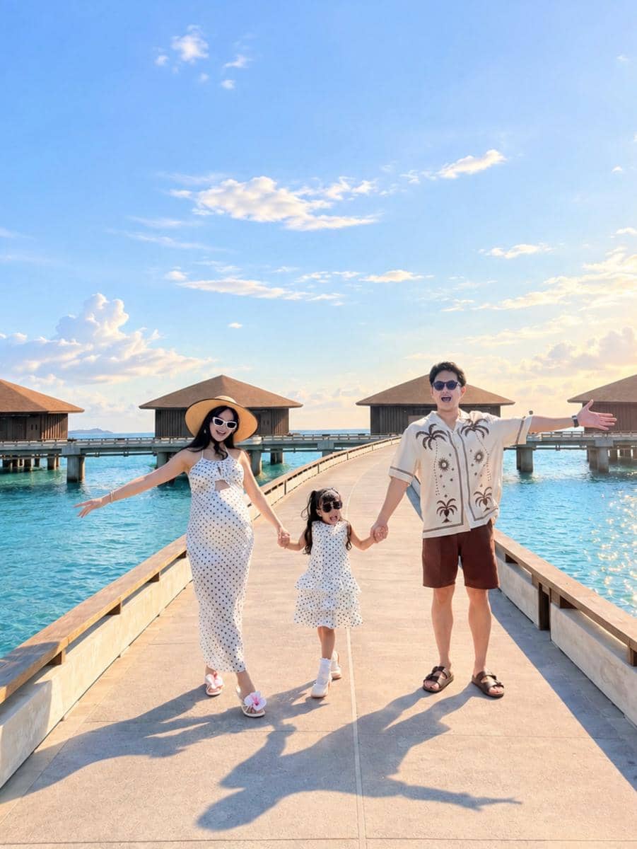 Nanda Arsyinta babymoon di Labuan Bajo