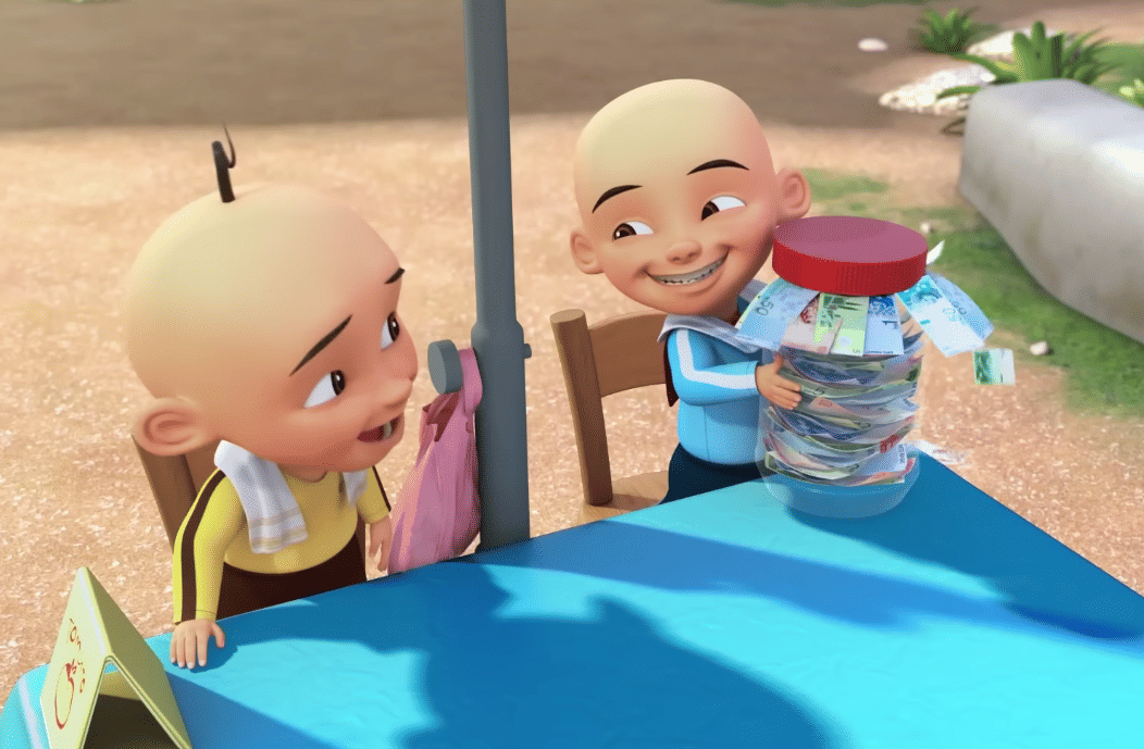 Salah satu episode di seri animasi Upin & Ipin