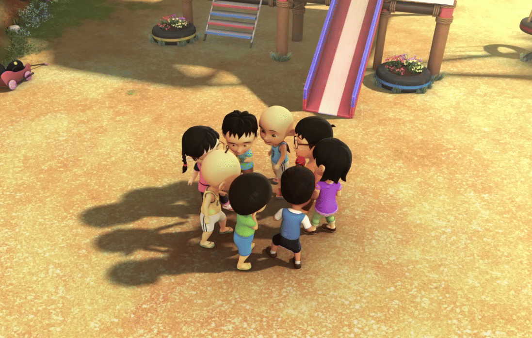 Salah satu episode di seri animasi Upin & Ipin