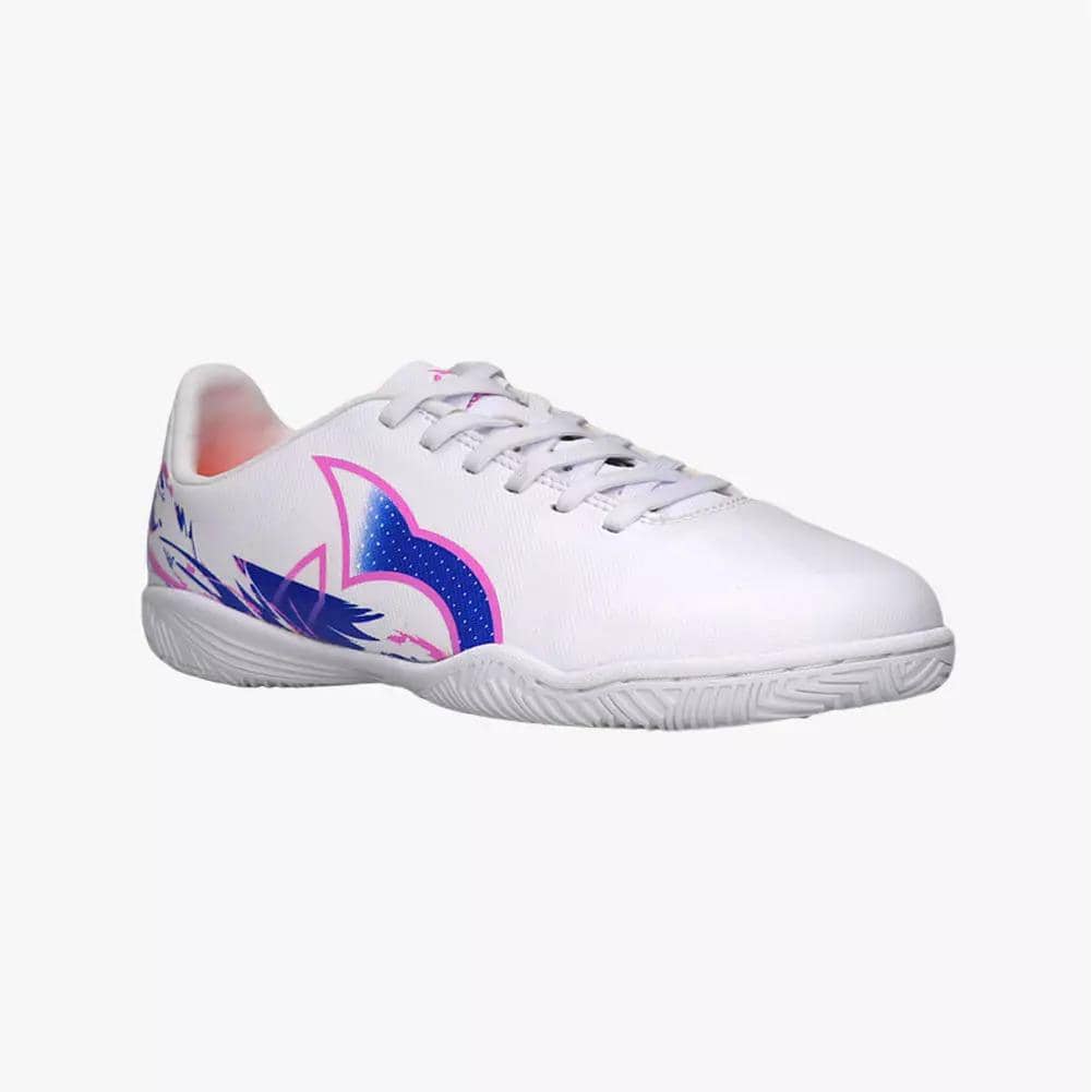 sepatu Ortuseight Sepatu Futsal Junior Catalyst Liberte V5 IN JR White Pink Vortex (shopee.co.id/Ortuseight Official Shop)