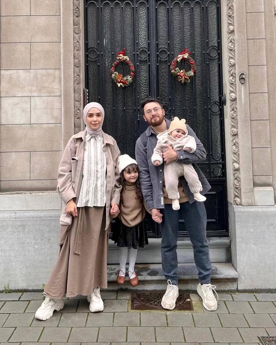 referensi OOTD hijab ibu dan anak ala Hamidah Rachmayanti