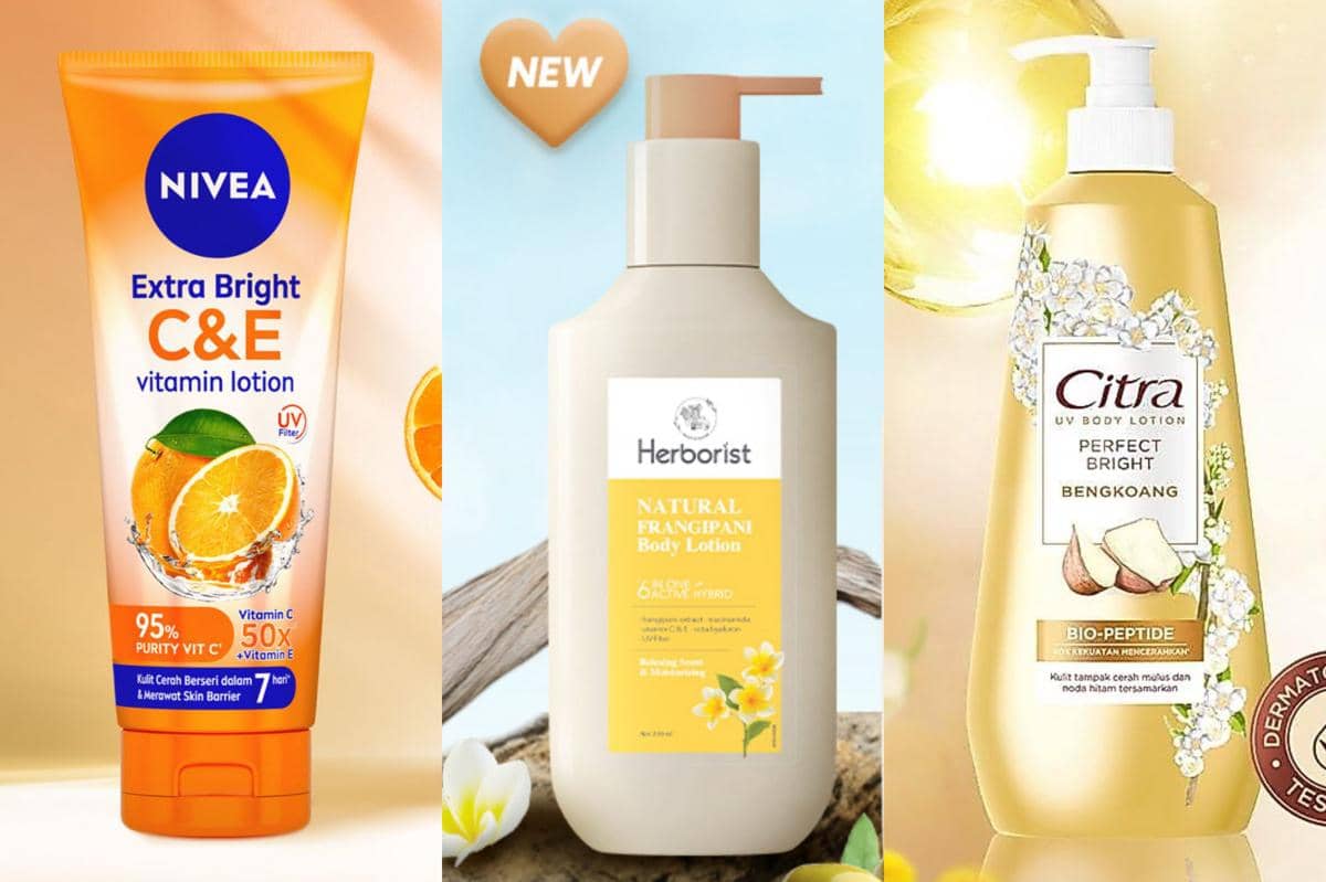 4 Rekomendasi Body Lotion Mengandung Vitamin C, Mencerahkan!
