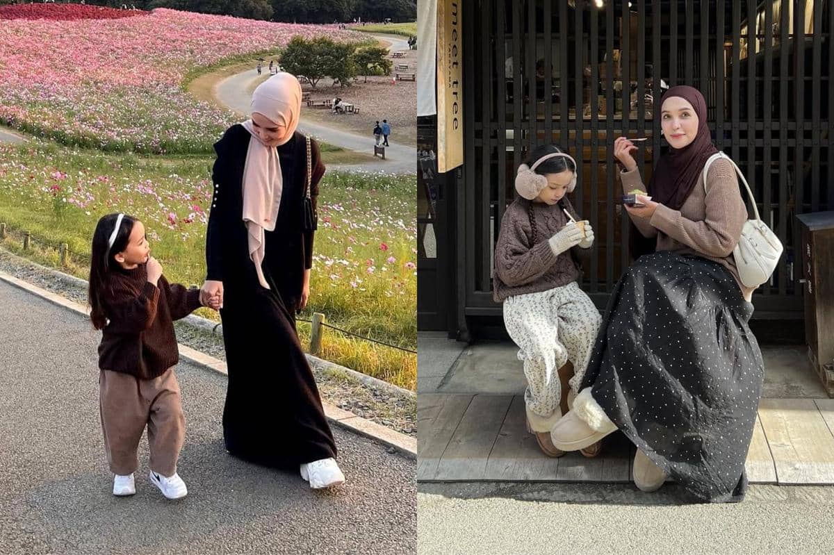 7 Referensi OOTD Hijab untuk Ibu dan Anak ala Hamidah Rachmayanti