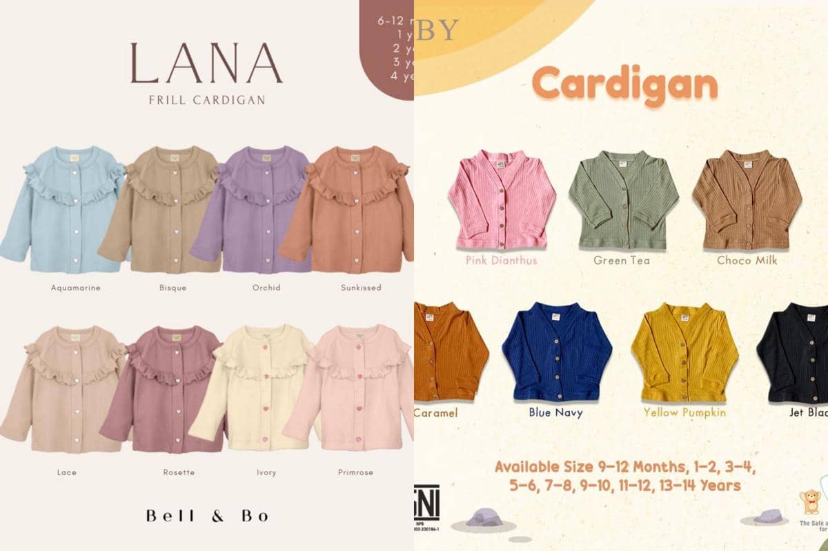 8 Rekomendasi Cardigan Anak Perempuan, Harga Mulai Rp50 Ribuan!