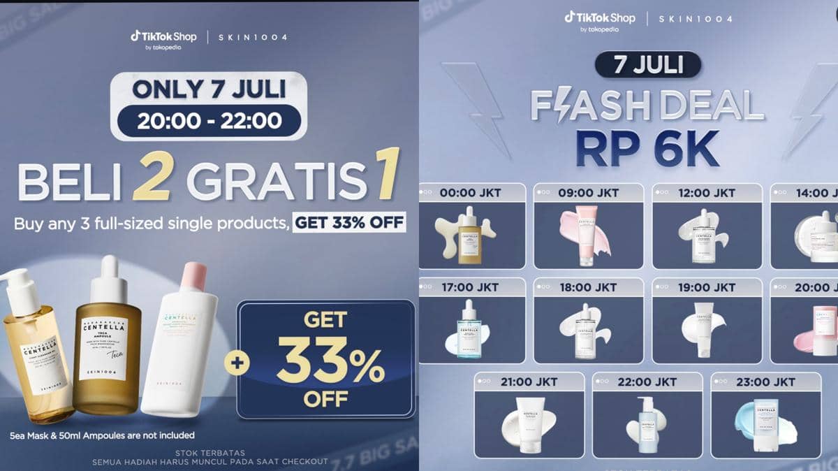 Diskon makeup skincare 7.7