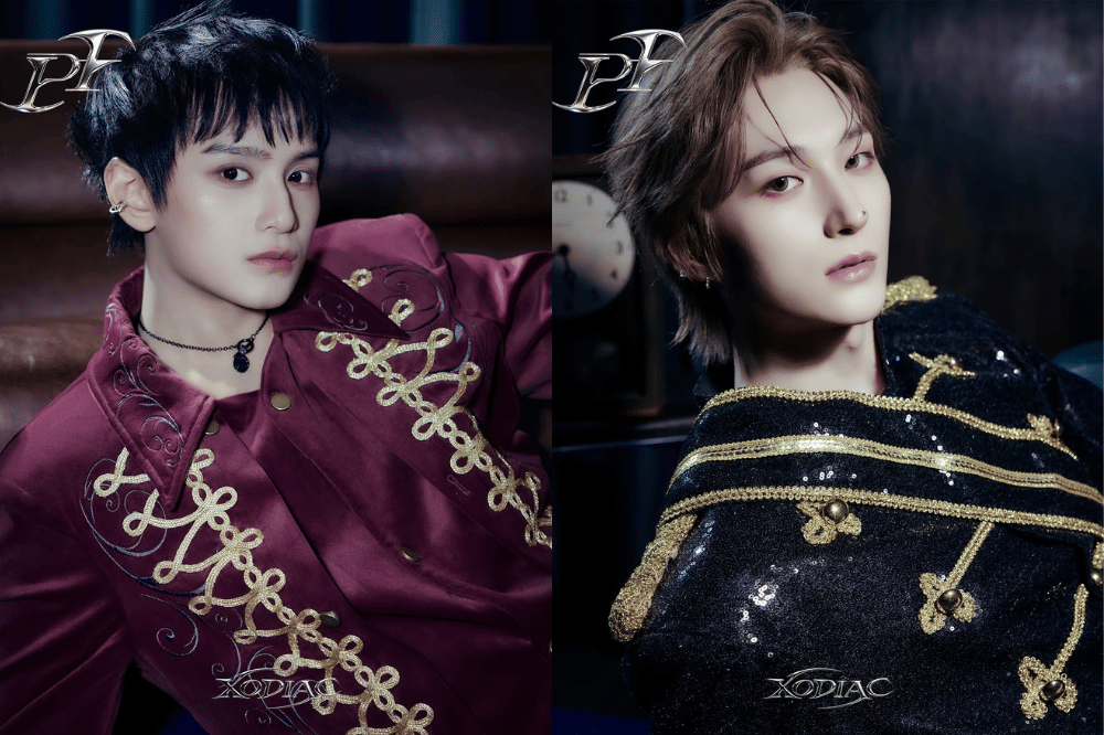 Potret Zayyan dan Beomsoo, member boy group XODIAC, untuk comeback grup mereka, Phantom Fire (instagram.com/xodiacofficial)