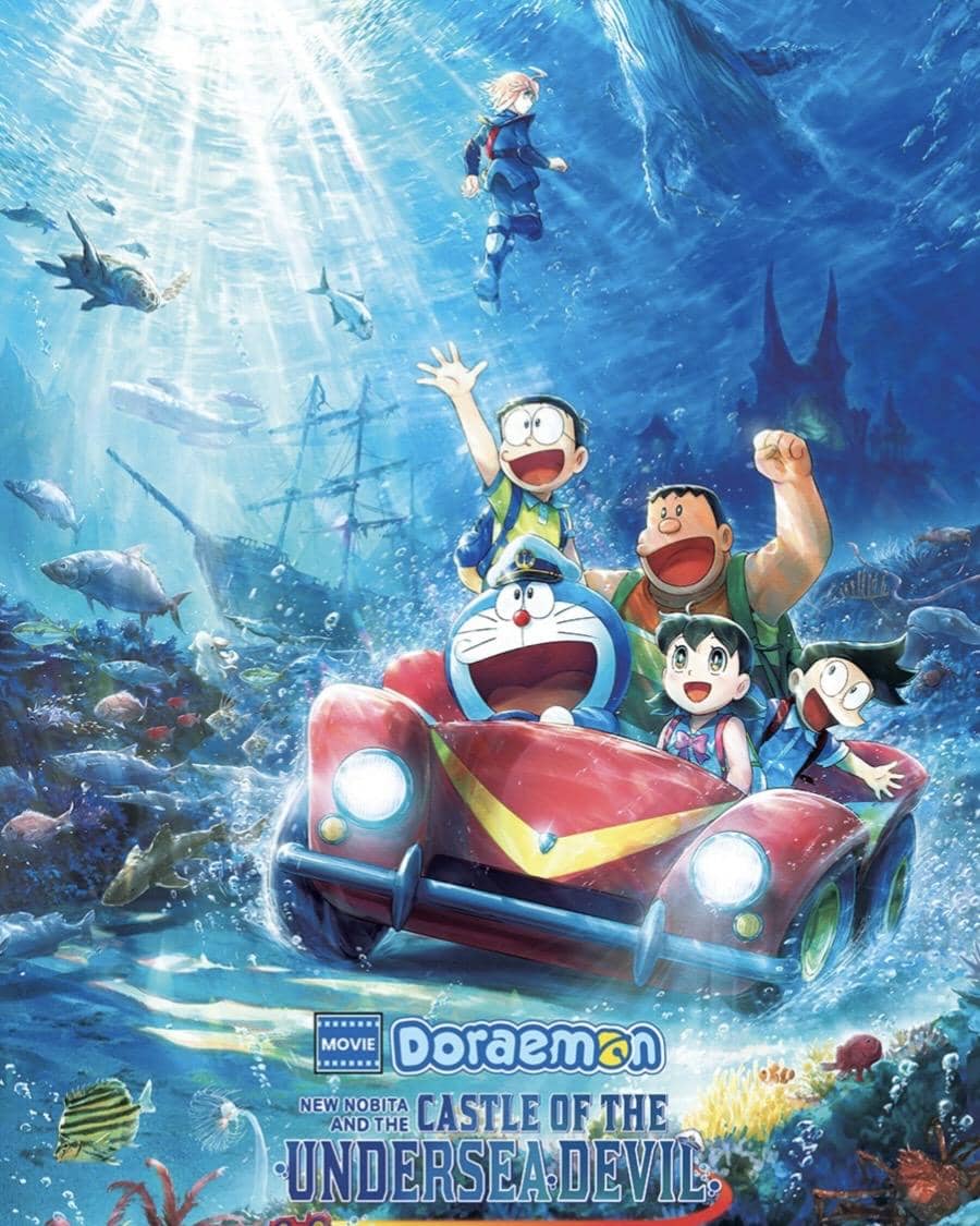 Sinopsis film Doraemon the Movie: New Nobita and the Castle of the Undersea Devil