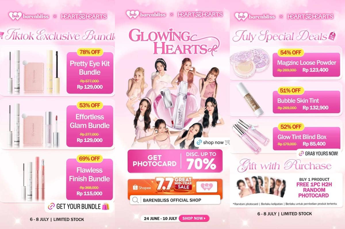Diskon makeup skincare 7.7