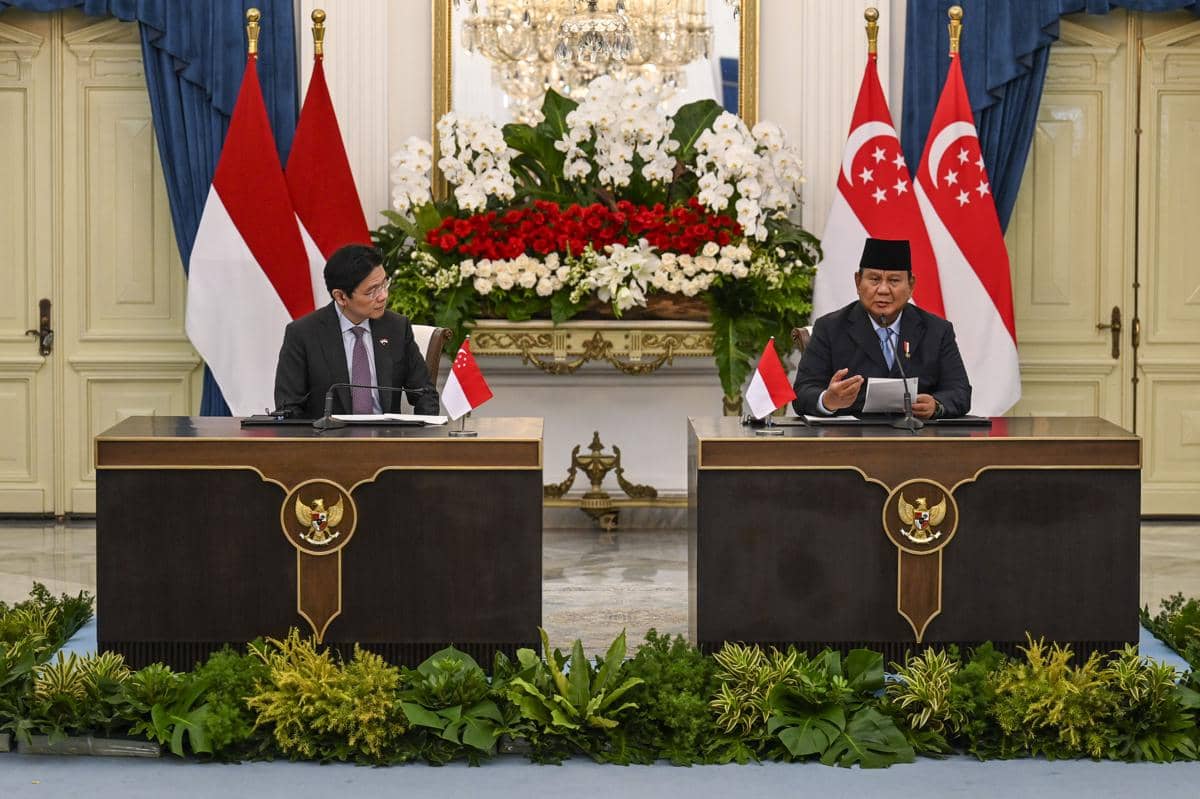 Daftar 26 Kerja Sama Indonesia-Singapura dalam Pertemuan Prabowo-PM Wong