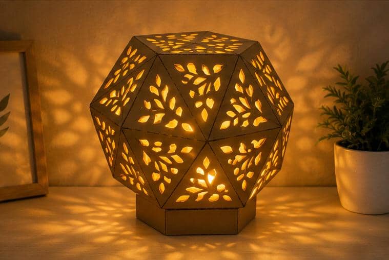 Ilustrasi lampu hias (generated image by ChatGPT/Robertus Ari)