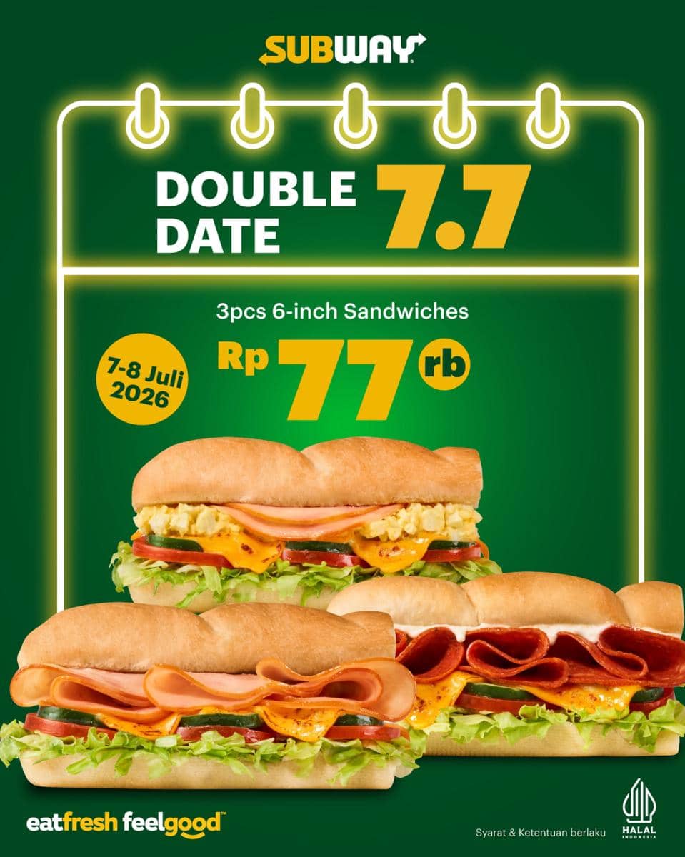 Promo 7.7 di Subway