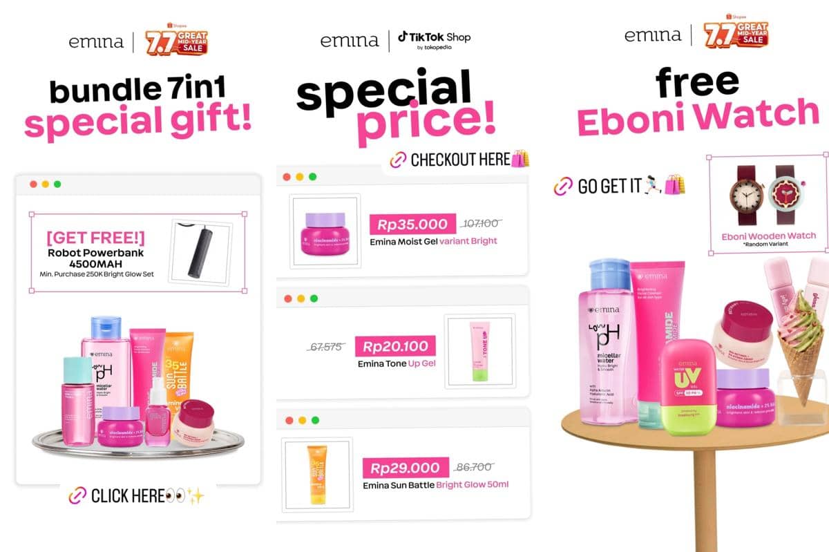 Diskon makeup skincare 7.7