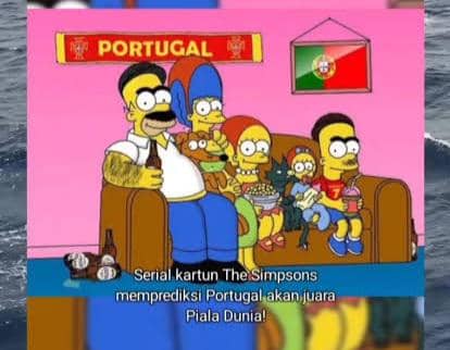 8 Meme Prediksi The Simpsons yang Meleset, Meksiko dan Portugal Kalah