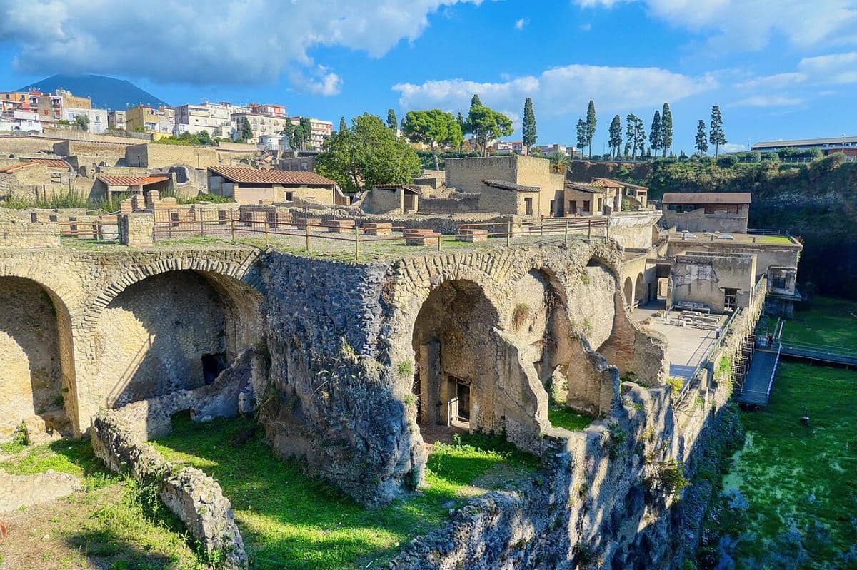 Kota Kuno Herculaneum, Italia