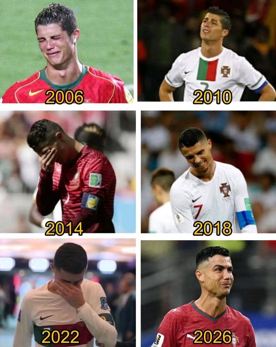 meme Ronaldo nangis