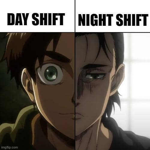 meme anime tentang sif kerja