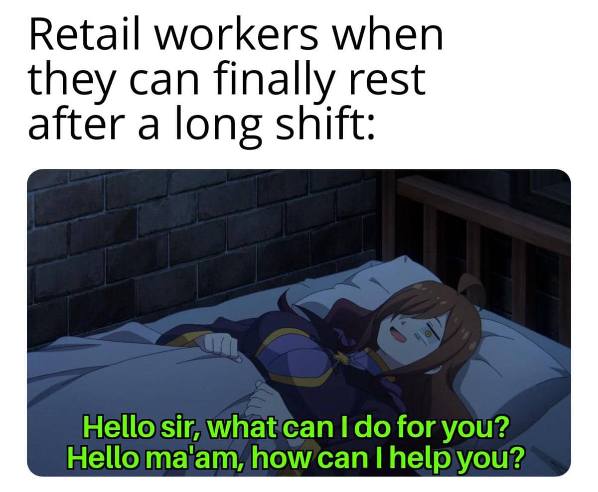 meme anime tentang sif kerja