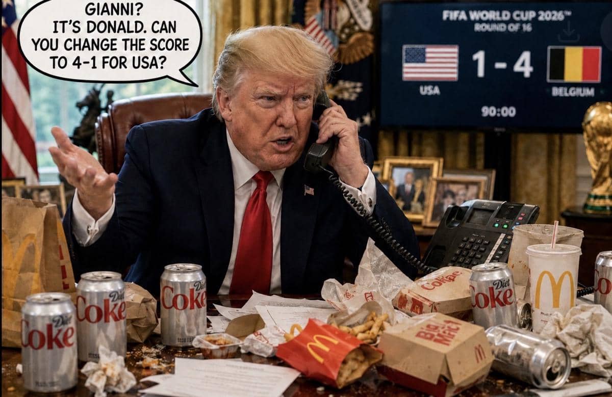 meme Amerika Serikat dibantai Belgia