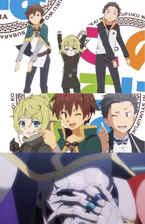 meme crossover anime