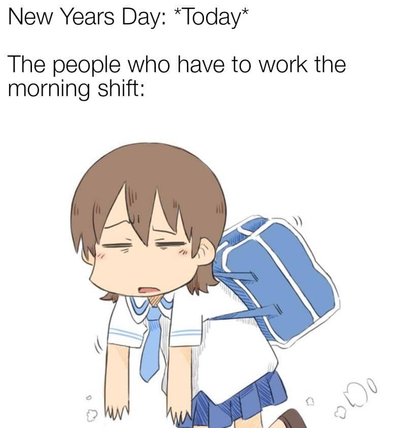 meme anime tentang sif kerja