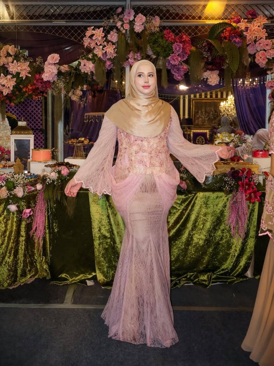 outfit hijab glamour buat ke pesta