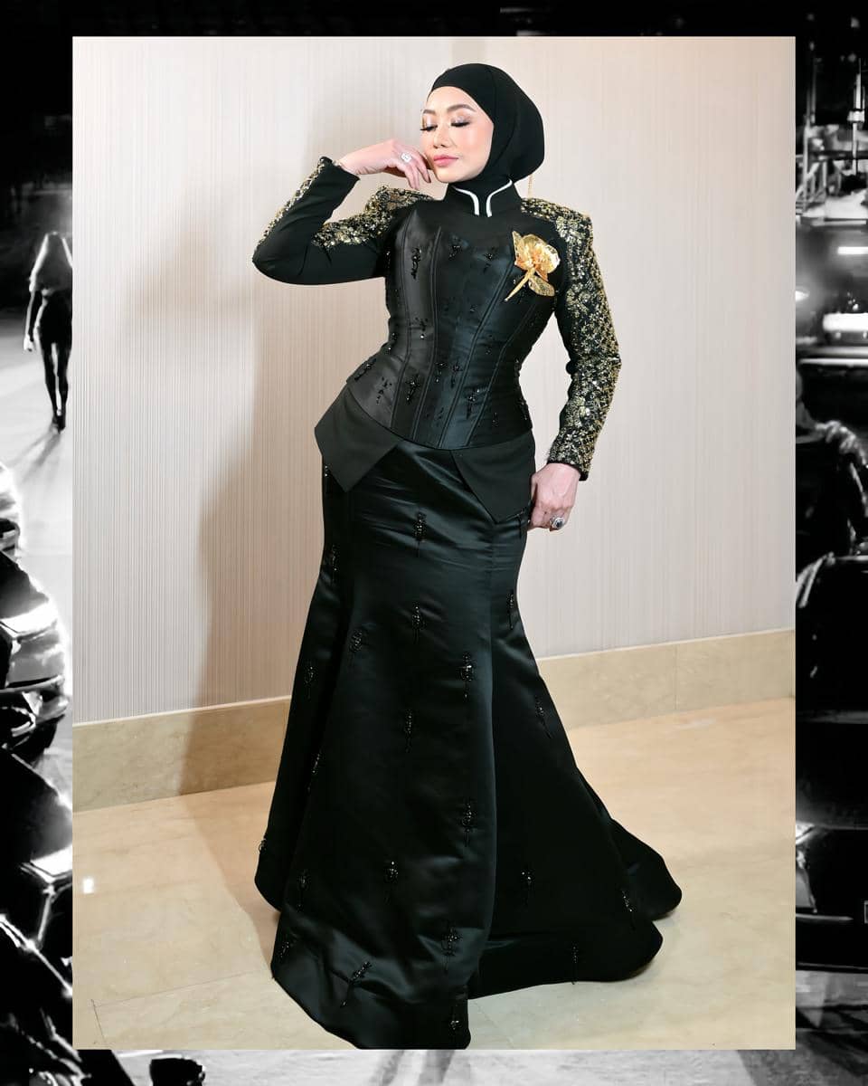outfit hijab glamour buat ke pesta