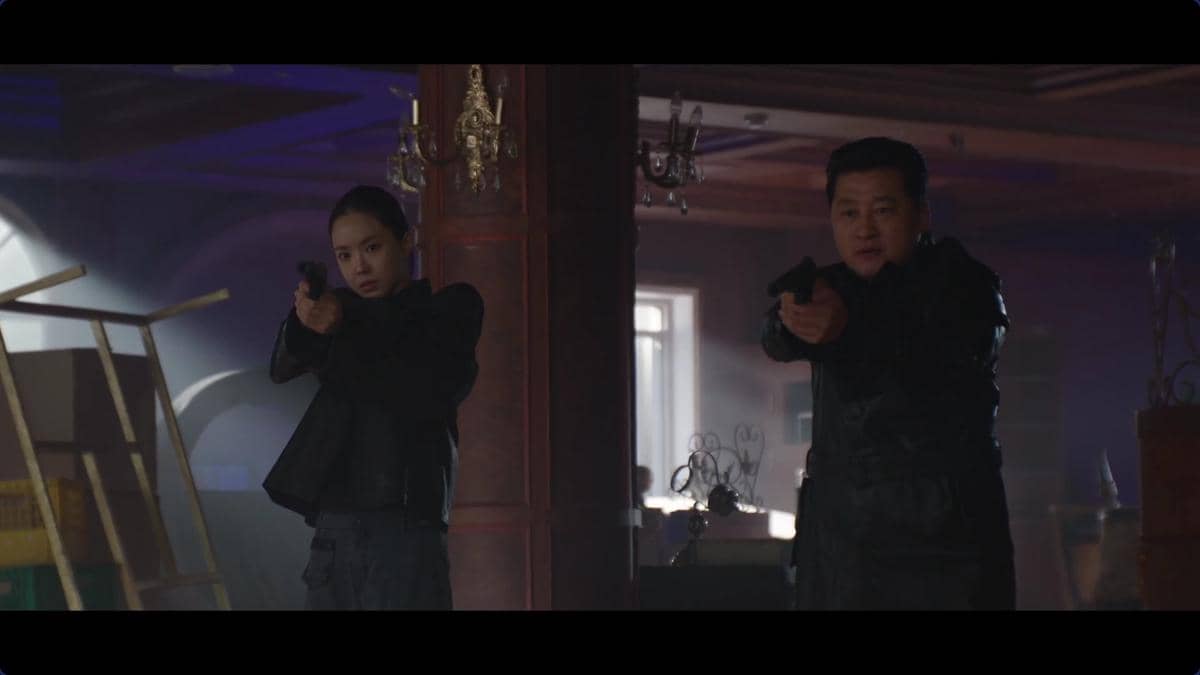 Son Na Eun dan Park Jin Woo di drama Agent Kim Reactivated