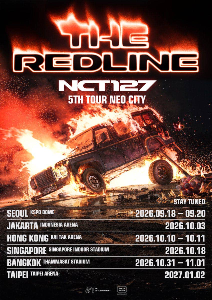 poster NCT 127 5TH TOUR 'NEO CITY - THE REDLINE'