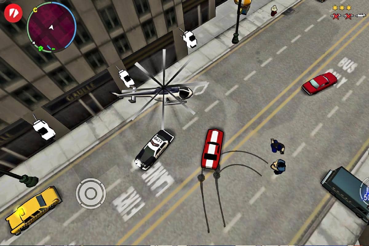 cuplikan gameplay Grand Theft Auto: Chinatown Wars